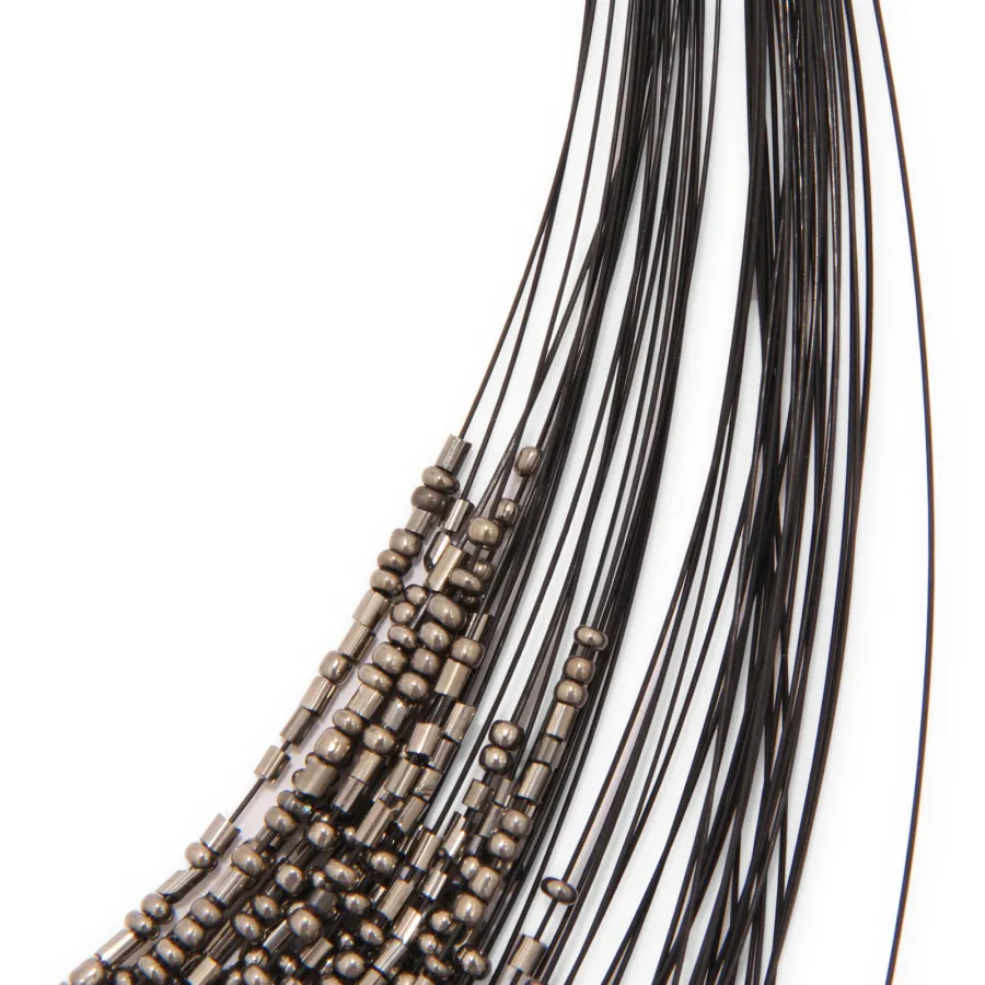 9204AQ collona donna LE VOLIÈRE woman beads necklace
