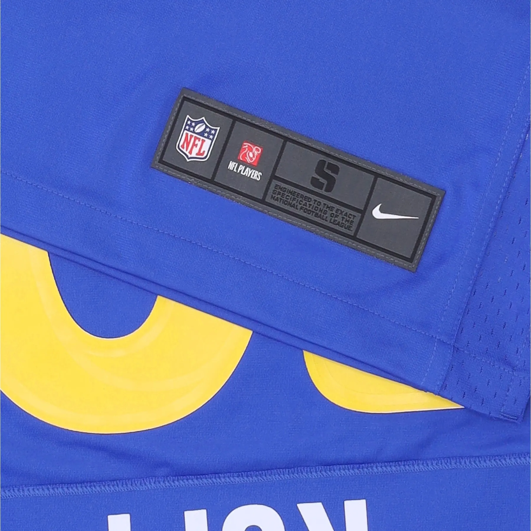 American Football Men's Shirt NFL Home Game Jersey No 10 Kupp Losram Official Team Colors