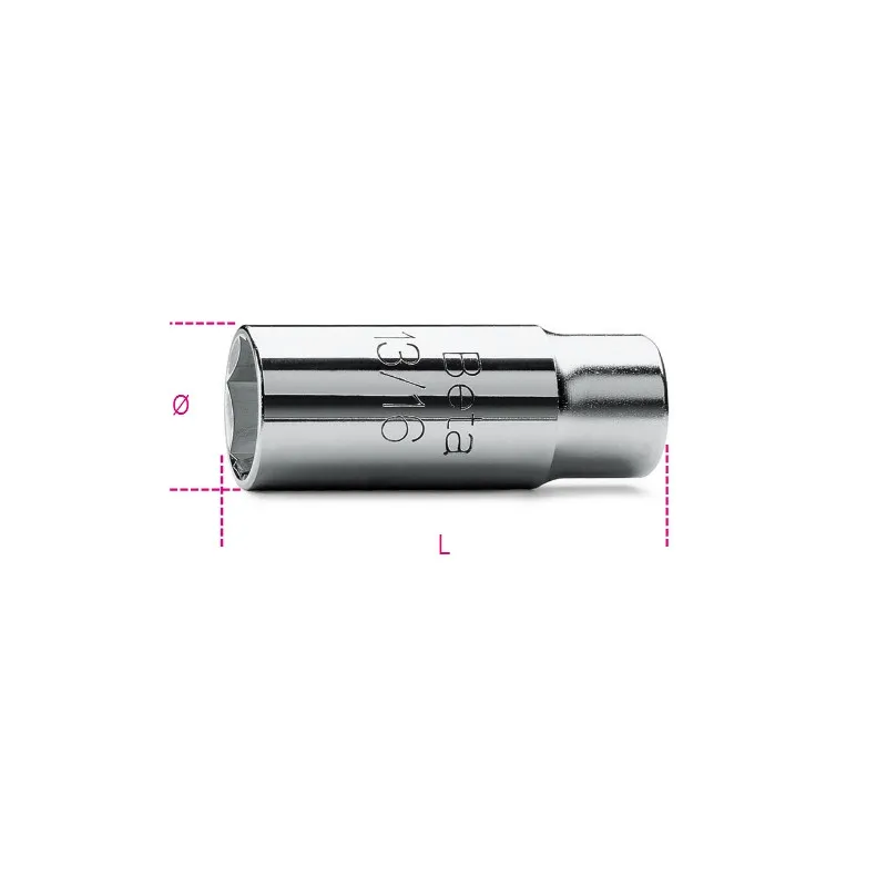BETA Chiave a Bussola per Candele 1/2" 956C 16 mm | 009560010