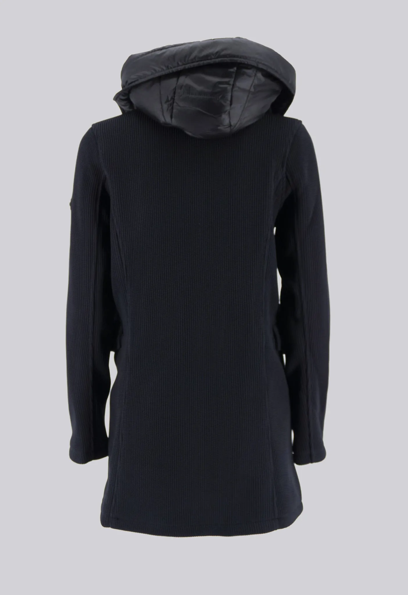 Black Long Fabric Jacket