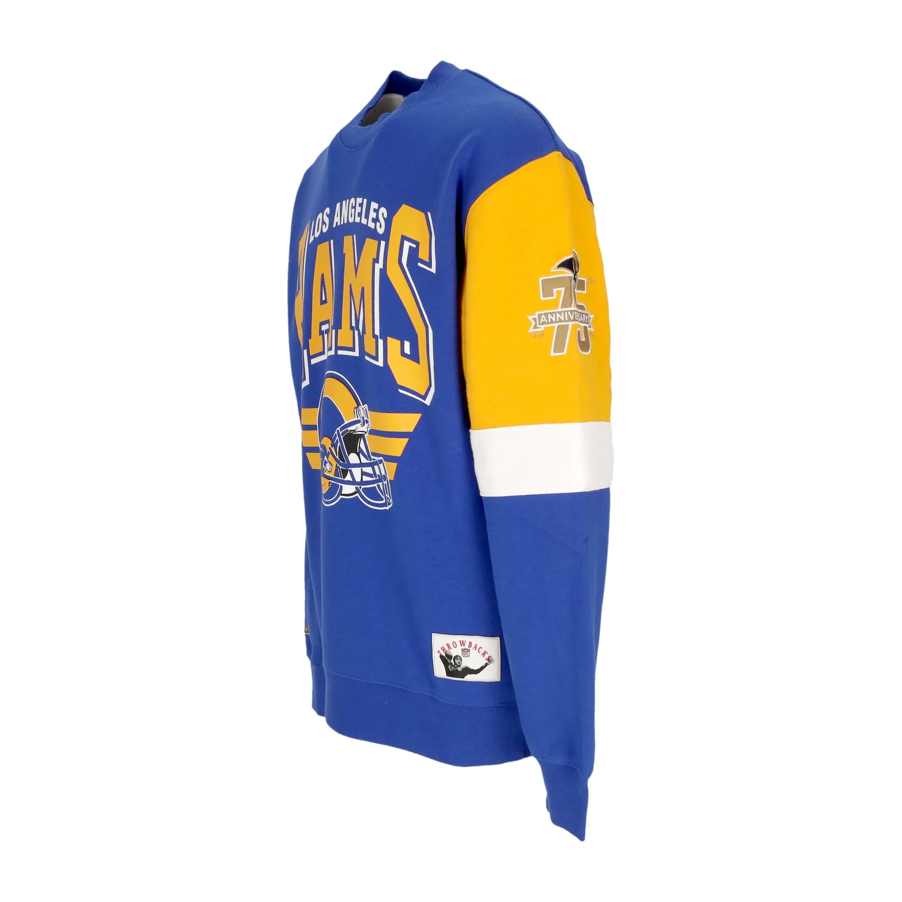 Felpa Girocollo Uomo Nfl All Over Crew Losram Original Team Colors