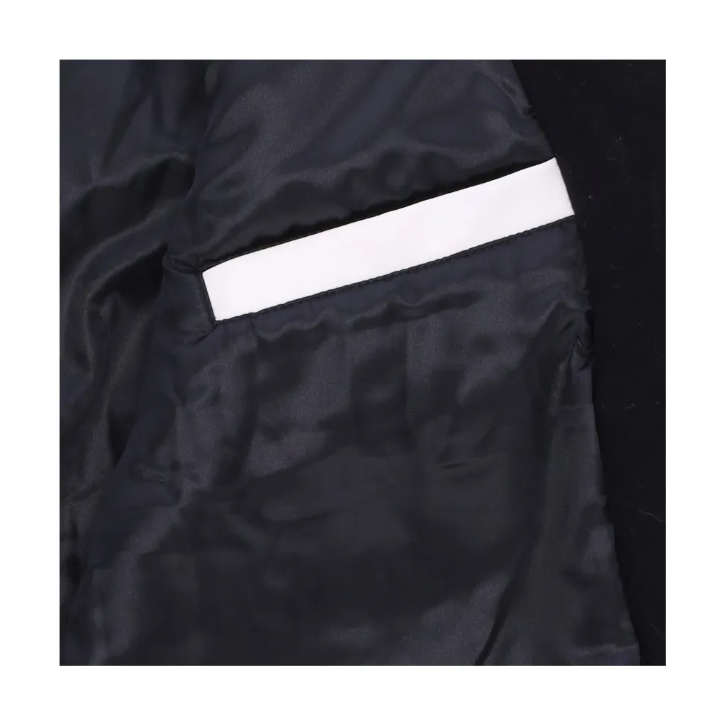 Men's MLB Varsity Jacket with Wordmark Details Black