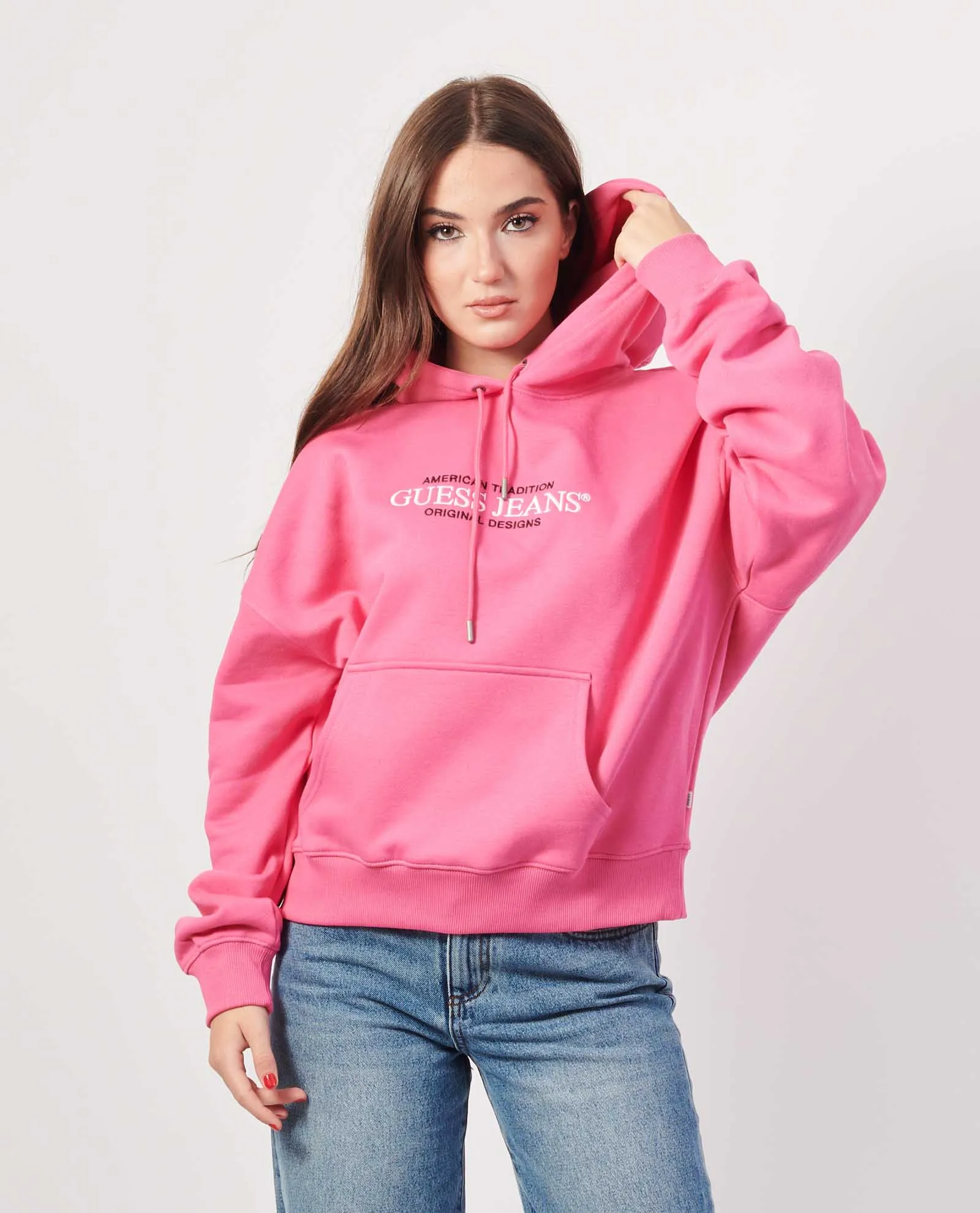 GUESS Oversized Women's Hooded Sweatshirt
