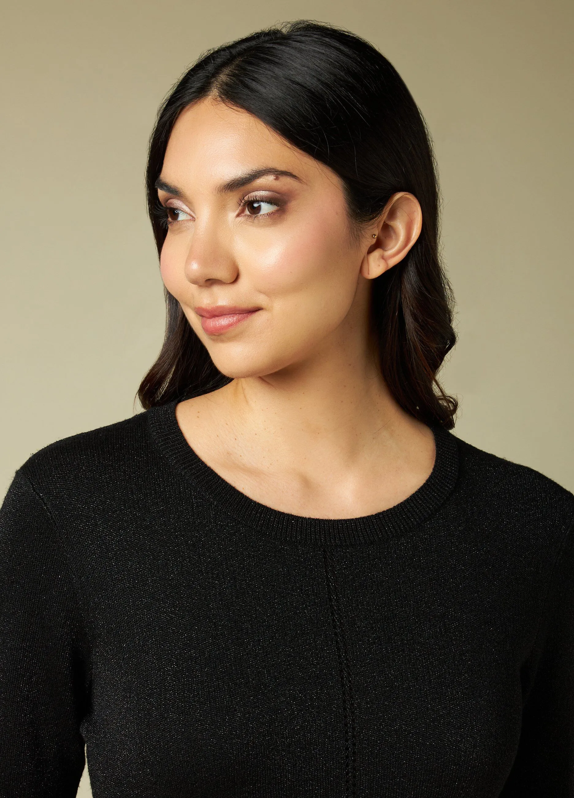 IWIE  Pullover tricot in misto viscosa donna