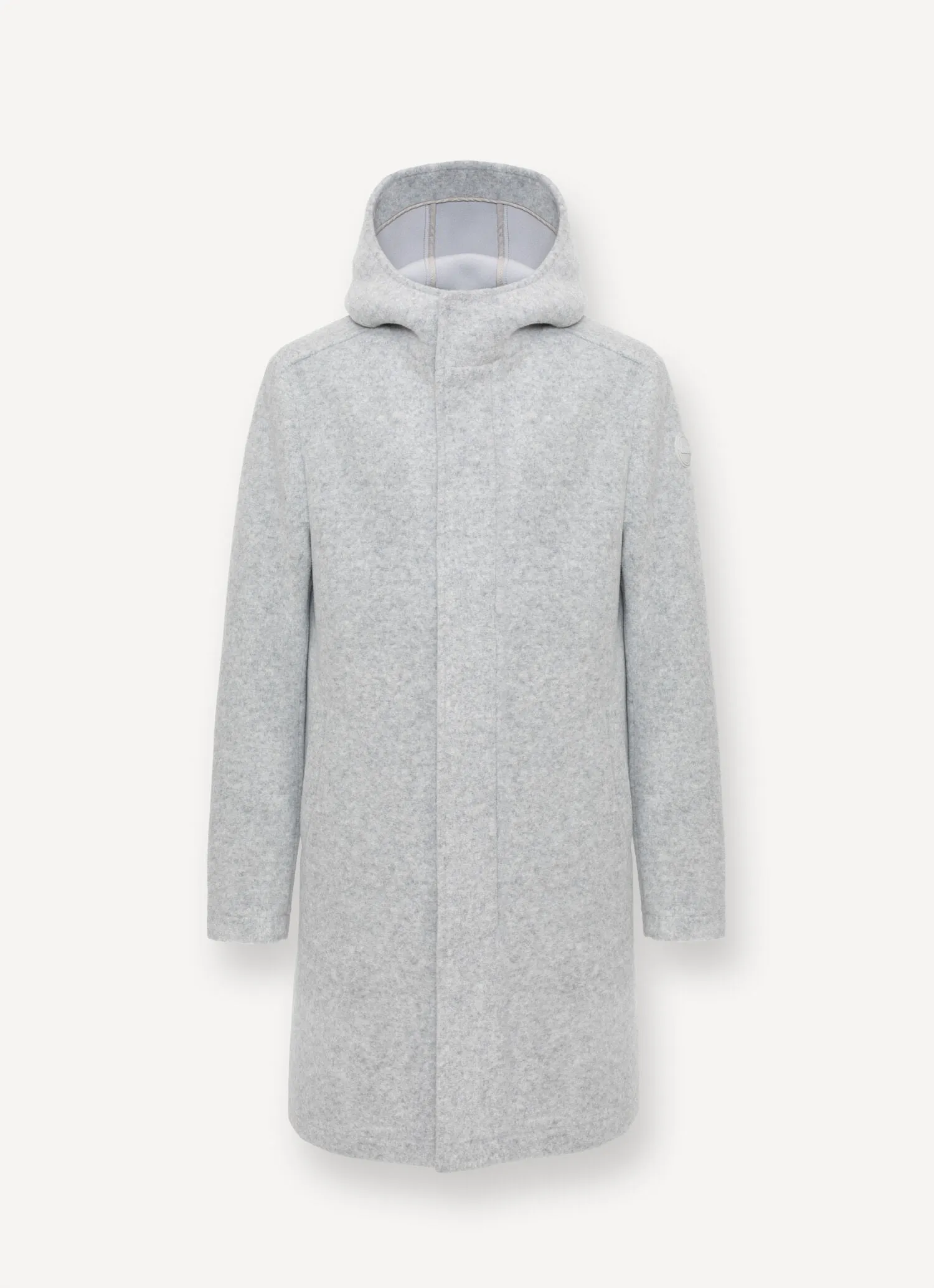 Wool Hooded Baize Coat