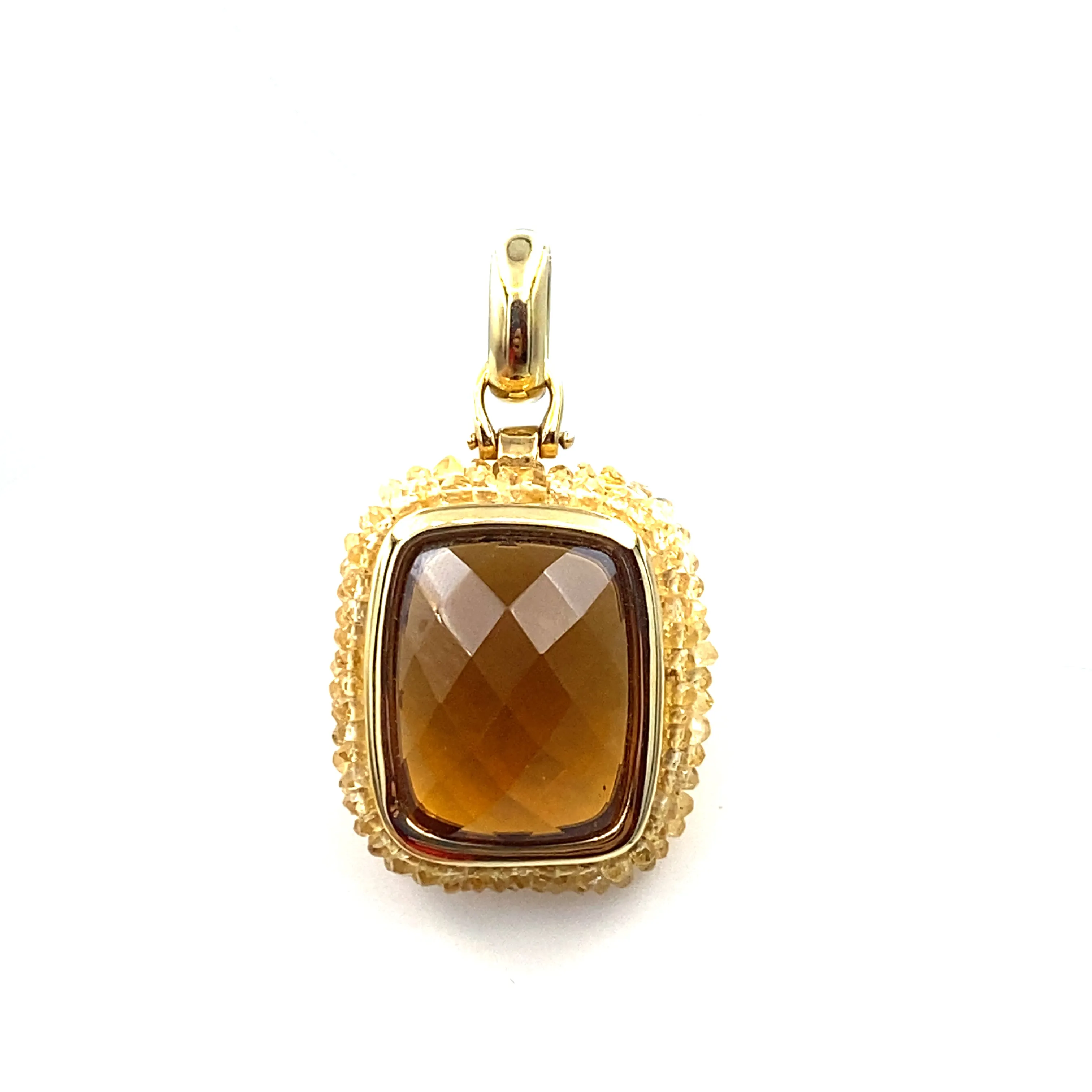 Pendente Oro Giallo e Topazio
