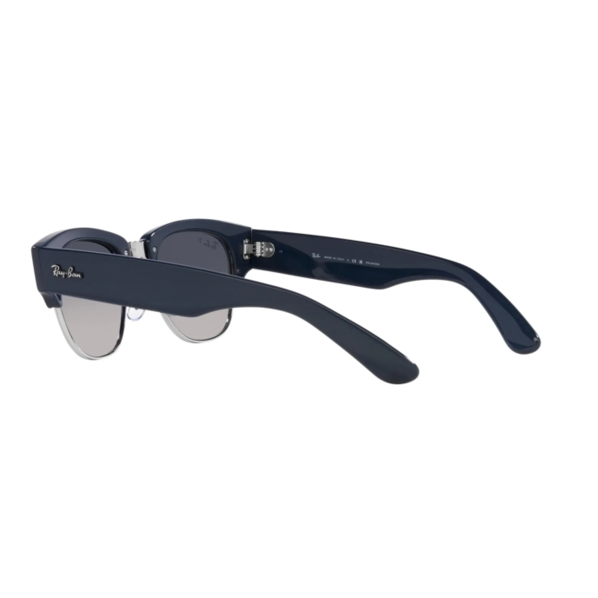   Ray-ban RB 0316S Mega Clubmaster 136678 Blu Su Argento | Occhiale Da Sole Unisex 