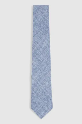 Reiss Azzurro Melange Silk Tie    