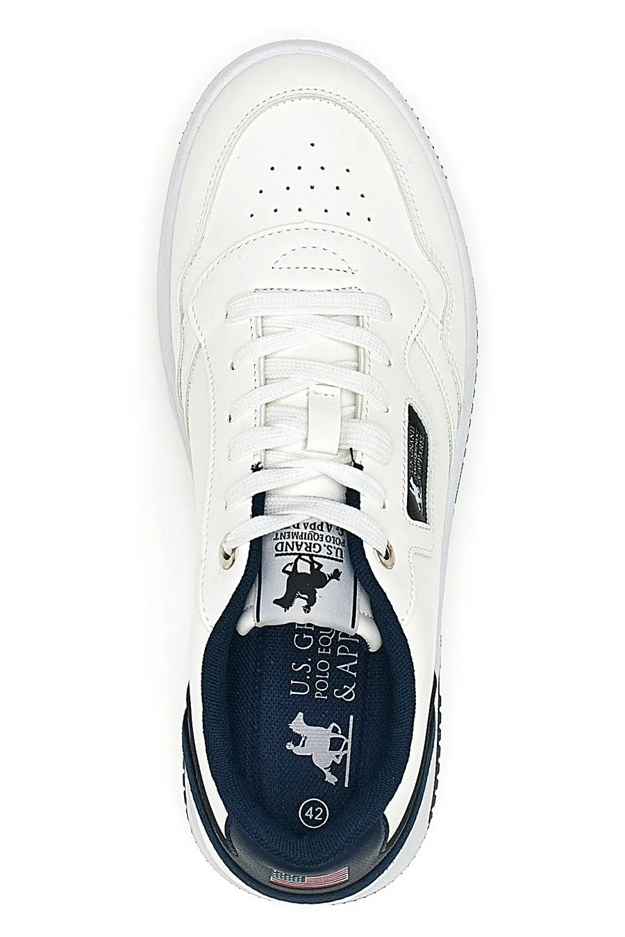 scarpe sneakers bianche U.S. Grand Polo 41480