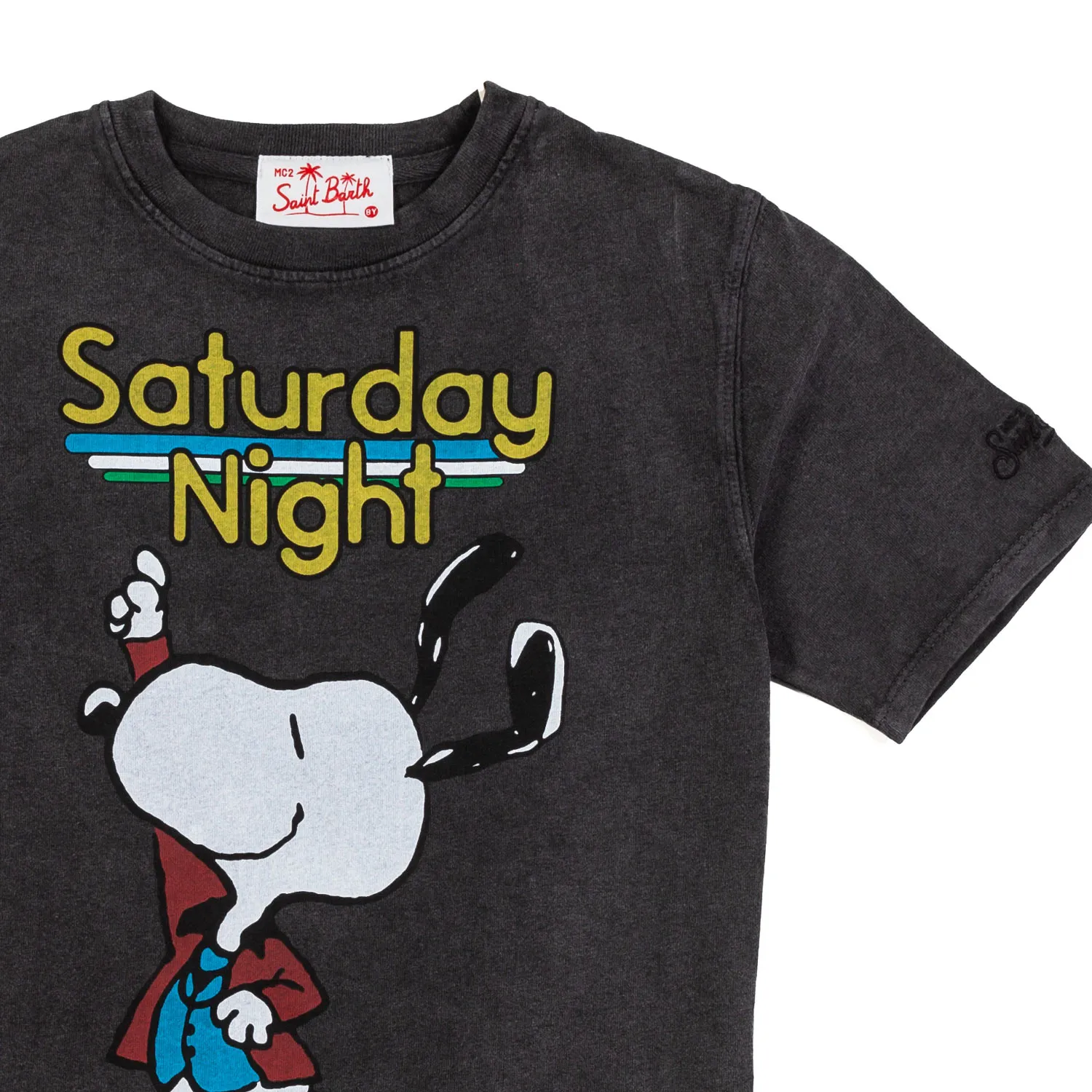 Unisex Antracite Snoopy Dancer T-Shirt