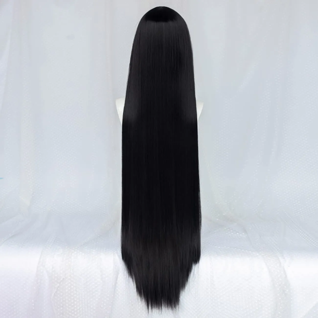 Wxypreey Nero Lungo Lisci Capelli Parrucca per Anime Parrucca Cosplay Parrucca Costume di Halloween